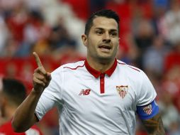 ''Vitolo'', de 27 años y ganador de tres Ligas de Europa, jugará en la UD Las Palmas hasta final de año. EFE / J. Muñoz