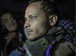 Se presume que Pérez ocasionó daños estructurales al Tribunal Supremo el pasado 27 de junio desde un helicóptero. AFP / I. Zugasti