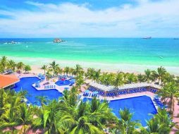 PLAYA LINDA. La vista, como si hubiera salido de un paraíso. ESPECIAL /