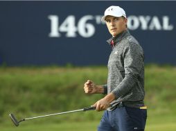 Jordan Spieth. De ganar hoy, se convertiría en el segundo golfista en conquistar tres majors con 23 años cumplidos. AP / Dave Thompson