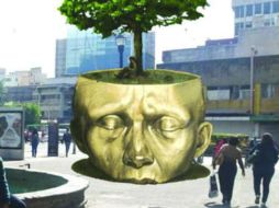 Se proyecta que el monumento quede instalado entre finales de este año o principios del 2018 en el Parque Aranzazú. ESPECIAL /