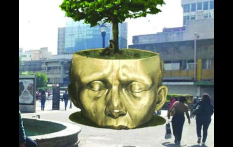 Se proyecta que el monumento quede instalado entre finales de este año o principios del 2018 en el Parque Aranzazú. ESPECIAL /