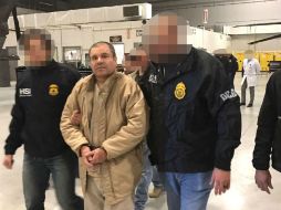 Los letrados del narcotraficante indican que la imposibilidad de estar en un mismo cuarto con su cliente dificulta preparar su defensa. AFP / ARCHIVO