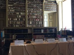 Raúl Padilla López y Marisol Schulz Manaut, presidente y directora general de la FIL, estuvieron presentes en el acto. TWITTER / @Marisolschulz