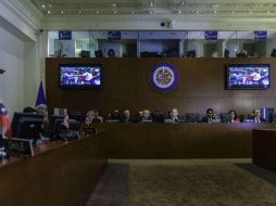 Los países se pronunciaron a favor de facilitar una negociación entre el gobierno y la oposición venezolana. EFE / J. Herrera