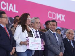 Mancera, durante la Feria de Inversión Social. TWITTER / @ManceraMiguelMX