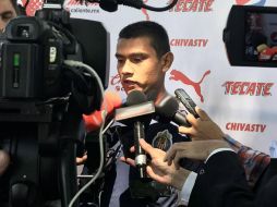 ''Te da libertad para poder mostrarte, te da mucho apoyo, te ayuda en el juego para poder tratar de hacer las cosas bien'', señala. TWITTER / @Chivas