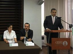 Álvarez Cibrián destacó que su trabajo lo avala y se va muy tranquilo con los resultados. TWITTER / @CEDHJ