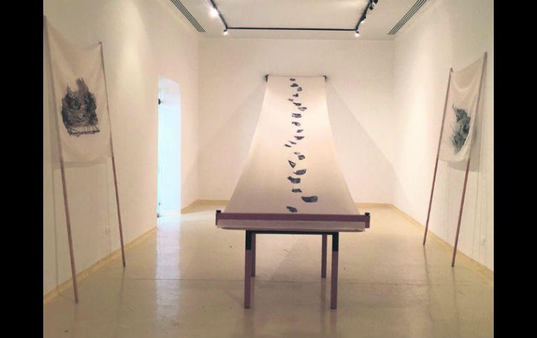 Arte. Pieza de la exposición 'Cuando el río suena', en el Museo de la Ciudad. ESPECIAL /