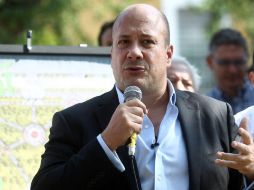 El alcalde tapatío señaló que dos de las obras más importantes del programa de Arte Público todavía no tienen ubicación definitiva. EL INFORMADOR / E. Barrera