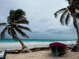 La tormenta tropical 'Franklin' ha provocado alertas en prácticamente todo el caribe mexicano. AFP / E. Ruiz