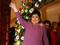 Salinas abundó que se siente halagada de que en vida le brinden estas distinciones. NTX / ARCHIVO