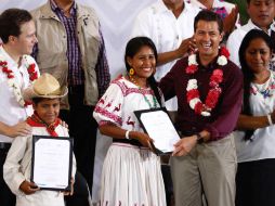 Peña Nieto suspendió su recorrido por las calles de la ciudad debido a las manifestaciones. SUN / ARCHIVO