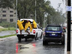 Con fuertes lluvias y encharcamientos por toda la ciudad, miles de ciudadanos padecen las inclemencias de 'Franklin'. NTX / J. Pazos