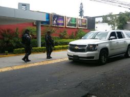 Este miércoles, se registra una movilización de elementos de la PGR en el inmueble ubicado en Zapopan. EL INFORMADOR /