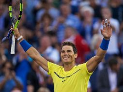 Nadal finiquitó el compromiso en una hora y once minutos. EFE / A. Pichette