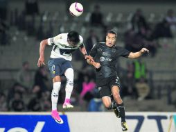 Agónico. Después de haber sido maniatados por los Rayados de Monterrey, los Pumas de la UNAM lograron en casa sacar un punto. MEXSPORT /