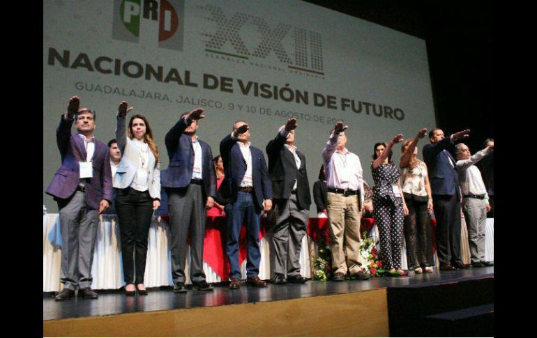 Delegados representantes de todo el País participaron en la Mesa Nacional 'Visión de Futuro'. FACEBOOK / PRIJaliscoOficial