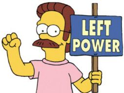 En 'Los Simpson', Ned Flanders es el dueño de una tienda especializada en productos para gente zurda: El Zurditorium. TWITTER /