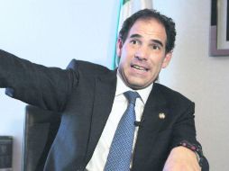 El presidente del Senado, Pablo Escudero Morales, dio a conocer a los designados, donde hay senadores del PRI, PAN, PRD y PVEM. SUN /