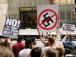 Será la primera vez que Trump regrese a Nueva York desde su juramentación. AFP / S. Platt