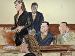 El lunes se celebró la tercera audiencia del líder del Cártel de Sinaloa en Nueva York. AP /