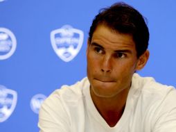 Nadal dijo que ahora trataba de seguir disfrutando al máximo del tenis y el momento por el que atraviesa. AFP / M. Stockman