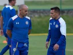 'Estamos a muerte con Jémez', dice Giménez (D). MEXSPORT / ARCHIVO