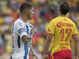 Víctor Guzmán marcó el doblete para el Pachuca. MEXSPORT / O. Martínez