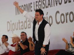 'Las iniciativas que se han presentado en el Congreso han sido de vanguardia, pero del lado de la gente', dijo Aristóteles. FACEBOOK / RocioCoronaNkm