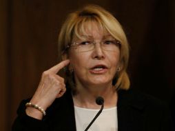 Luisa Ortega no ha hablado desde su llegada a la capital de Colombia. AP / ARCHIVO