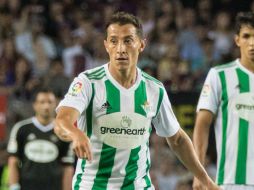 Guardado llegó al cuadro sevillano procedente del PSV de Holanda, con la intención de estar al máximo nivel de cara al Mundial. TWITTER / @RealBetis