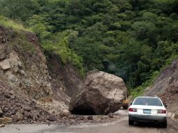 La carretera Mascota-Las Palmas, a partir del kilómetro 45 al 53, está completamente bloqueada. EL INFORMADOR / ARCHIVO