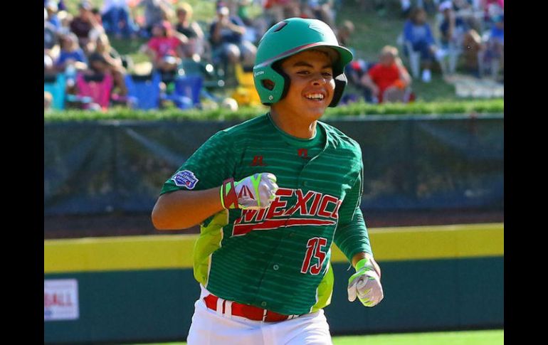 México se apuntó tres carreras en la quinta entrada. TWITTER / @LittleLeague