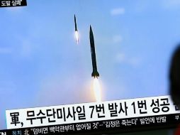 El proyectil fue lanzado a las 15:00 horas tiempo de México, según los datos del ministerio de Defensa de Corea del Sur. EFE / ARCHIVO