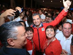 Ochoa Reza estuvo de gira por Guanajuato. TWITTER / @EnriqueOchoaR