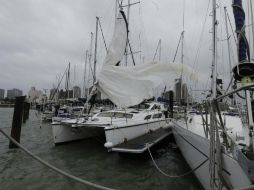 Tras alcanzar la costa del estado como categoría 4, ''Harvey'' podría degradarse a tormenta tropical a lo largo del día. AP / E. Gay