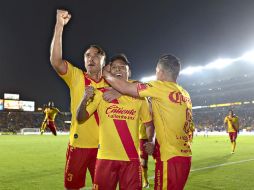 Monarcas celebra su triunfo ante América. MEXSPORT / I. Ortiz