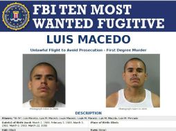 El FBI lo reconoce como el presunto asesino violento de un joven de 15 años en Chicago. ESPECIAL / FBI