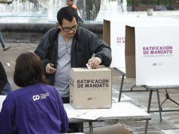 En un recorrido por las casillas en diferentes puntos de la ciudad, se observa una jornada tranquila. EL INFORMADOR / A. Camacho