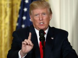 Trump dijo que México está siendo ‘muy difícil’ en  las negociaciones, y que Canadá también se ha beneficiado inequitativamente. AP / A. Brandon