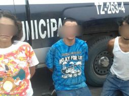 Los detenidos fueron puestos a disposición de la Fiscalía General del Estado. ESPECIAL / Policia de Tlajomulco