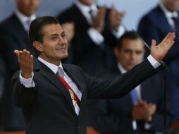 El Presidente dijo que la economía está avanzando, además de que las inversiones, empleo y consumo se encuentran en máximos históricos. AP / M. Ugarte