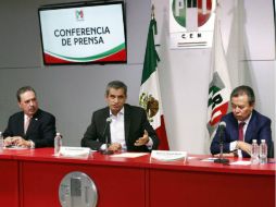 El líder nacional del PRI hizo un llamado a la madurez política. SUN / Y. Xolalpa