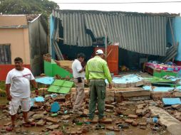 Protección Civil inicia la evaluación de daños para determinar las acciones de atención inmediata la población afectada. TWITTER / @pcivilchiapas