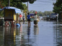 'Katia' ha dejado intensas lluvias en Veracruz. AFP / Y. Cortéz