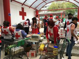 En distintas ciudades del país han comenzado a operar centros de acopio para auxiliar a los damnificados del sismo. NTX / A. Rodríguez