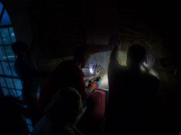 Más de 3.8 millones de personas están sin electricidad en Florida debido al huracán. AFP / N. Kamm