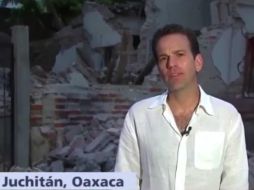 Loret de Mola visitó a las comunidades más golpeadas por el sismo. TWITTER / @NTelevisa_com