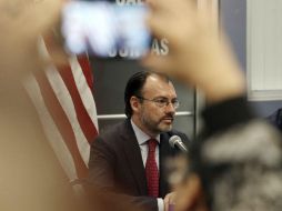 El canciller realiza una gira de dos días por California para fortalecer lazos donde reside la cuarta parte de inmigrantes protegidos. AP / R. Saxon